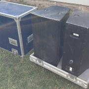 Turbosound TQ-259 hangfalpár + flight case