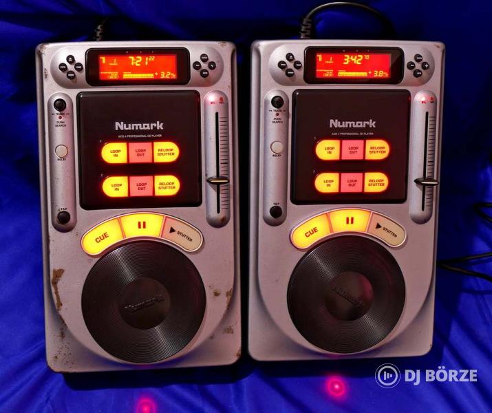 Numark axis4 páros dj cd lejátszó retró ritkaság
