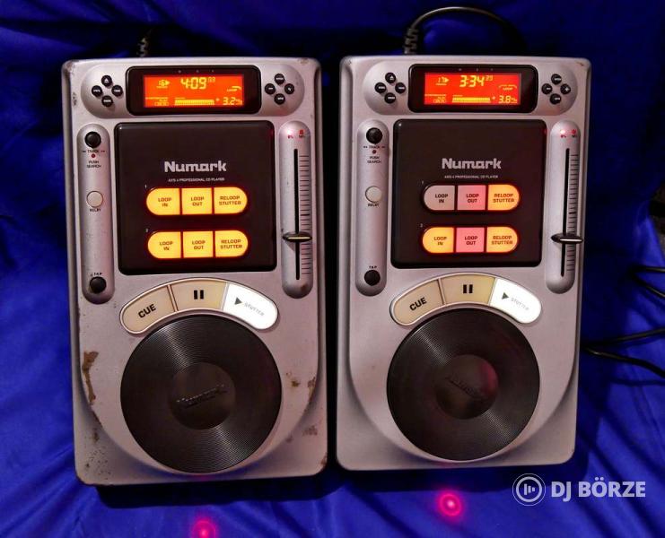 Numark axis4 páros dj cd lejátszó retró ritkaság