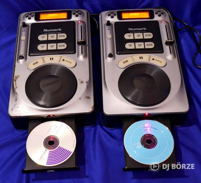 Numark axis4 páros dj cd lejátszó retró ritkaság