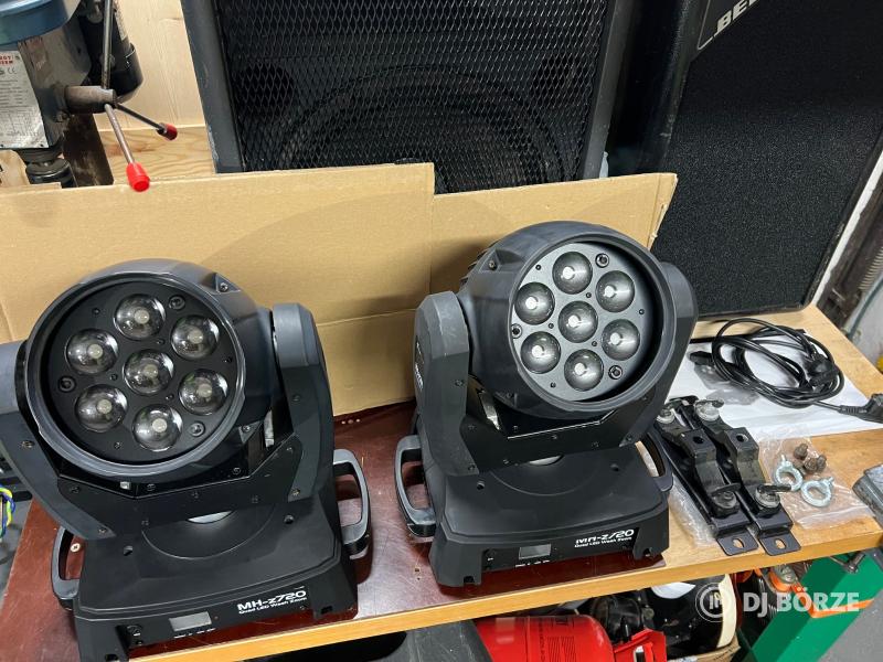 Stairville MH-z720 RGBW LED wash (7x20W), 2 db egyben