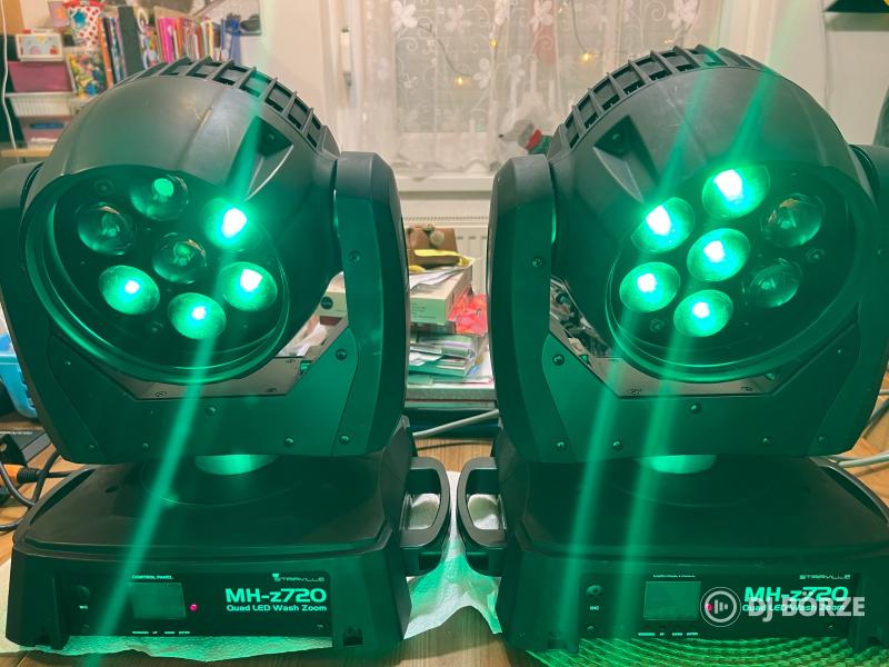 Stairville MH-z720 RGBW LED wash (7x20W), 2 db egyben