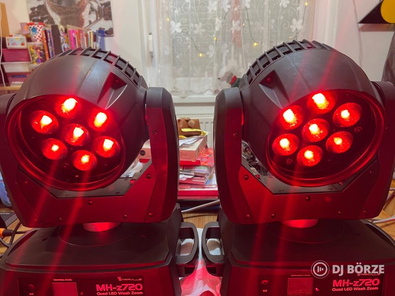 Stairville MH-z720 RGBW LED wash (7x20W), 2 db egyben