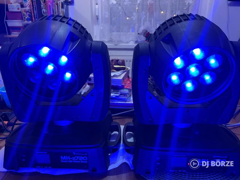 Stairville MH-z720 RGBW LED wash (7x20W), 2 db egyben