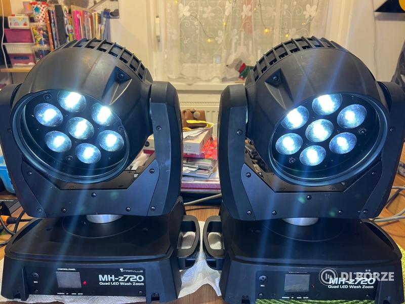 Stairville MH-z720 RGBW LED wash (7x20W), 2 db egyben