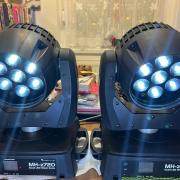Stairville MH-z720 RGBW LED wash (7x20W), 2 db egyben