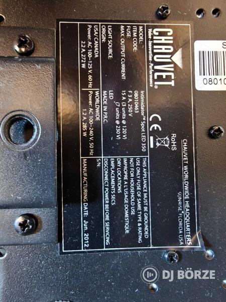 Chauvet Intimidator Spot LED 350 karcmentes eladó