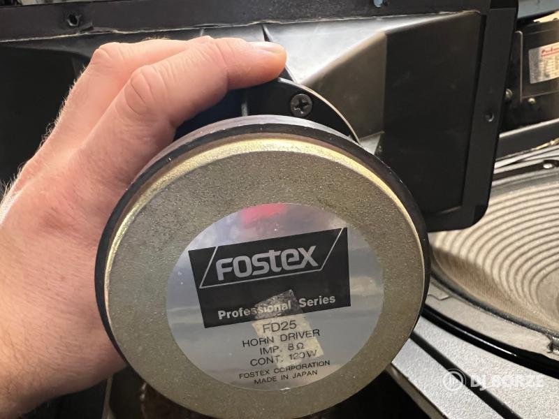 Bell, Fostex V3, 250W RMS, 15", 8 ohm topláda pár, hangfal pár + állvány