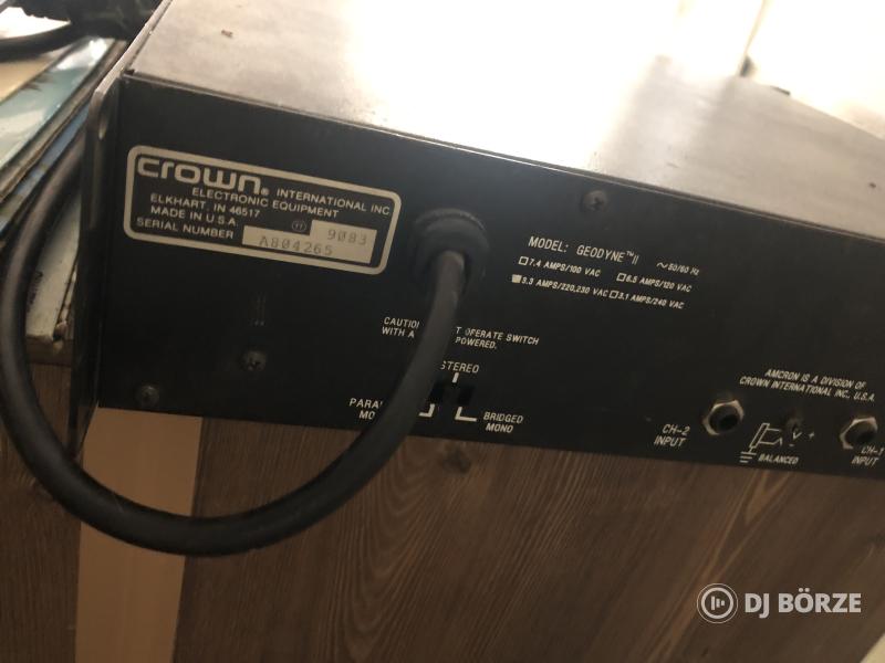 Crown Amcron Geodyne 2  végfok elado