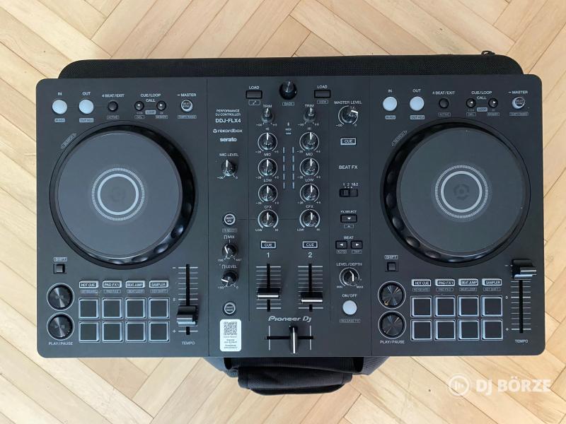 Pioneer DDJ-FLX4 2+ év gar.val + táskával