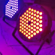 Komplett DJ fénytechnikai szett – 4 LED lámpa + ADJ állvány + dobozok – Azonnal használható
