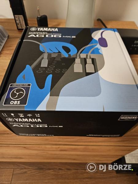 Digitális keverő Yamaha AG06 MK2