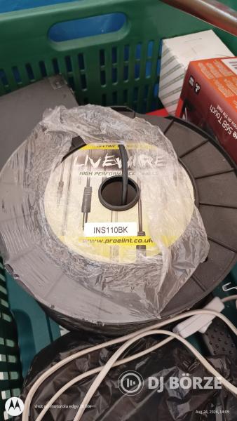 Proel Livewire UJ assimetrikus gitarkabel 100 meter 25000