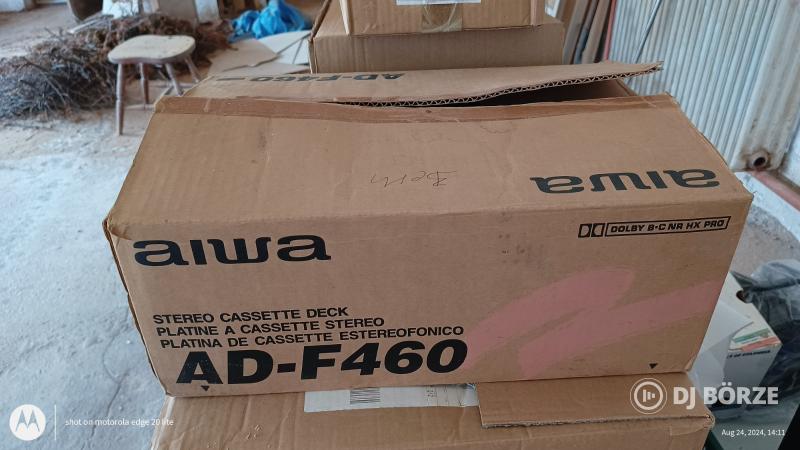 aiwa magnódeck AD-F460 kituno alapotban elado sajat dobozaban