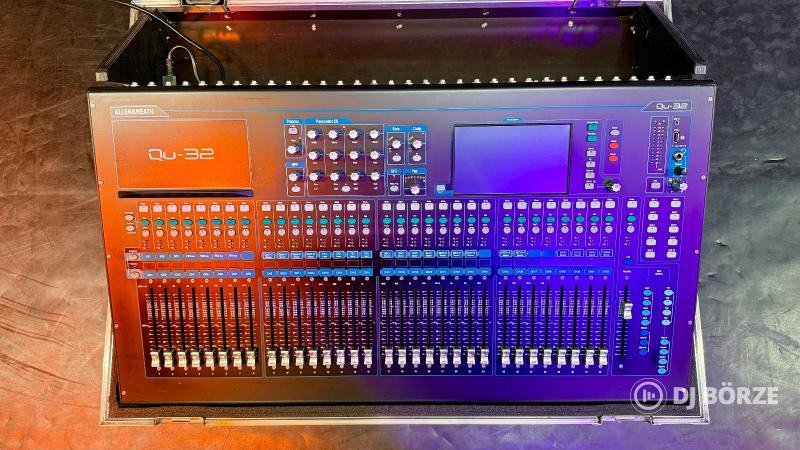 ALKALMI ÁR! Allen & Heath Qu-32 Chrome Edition + Thon flightcase (stúdió állapot)
