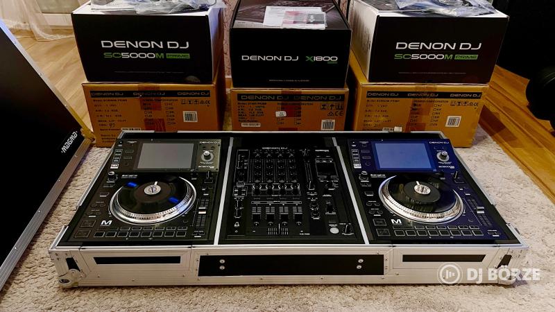 Gyűjtői, ÚJ állapotú ,dobozos, 2 db DENON SC5000M + 1 db DENON X1800 + MAGMA rack