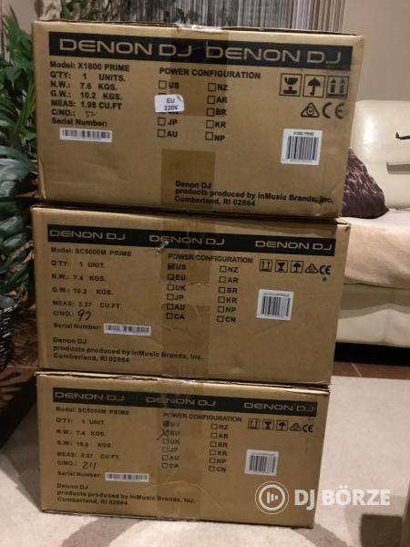 Gyűjtői, ÚJ állapotú ,dobozos, 2 db DENON SC5000M + 1 db DENON X1800 + MAGMA rack