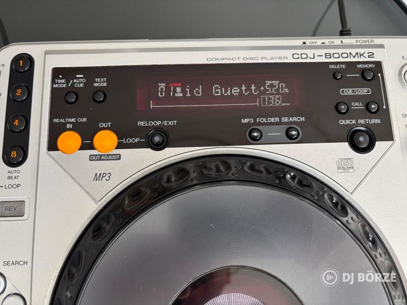Pioneer CDJ-800 MKII pár (120V, 230V)