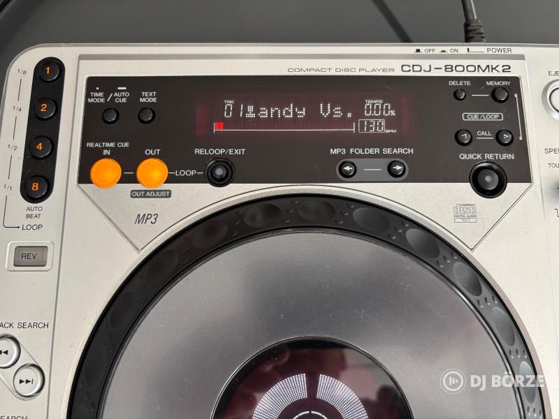 Pioneer CDJ-800 MKII pár (120V, 230V)