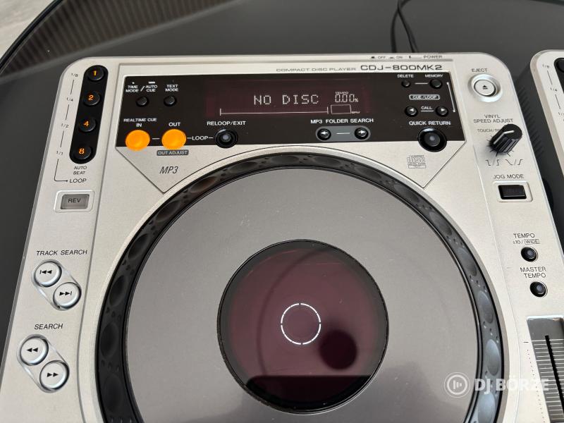 Pioneer CDJ-800 MKII pár (Új állapotú)