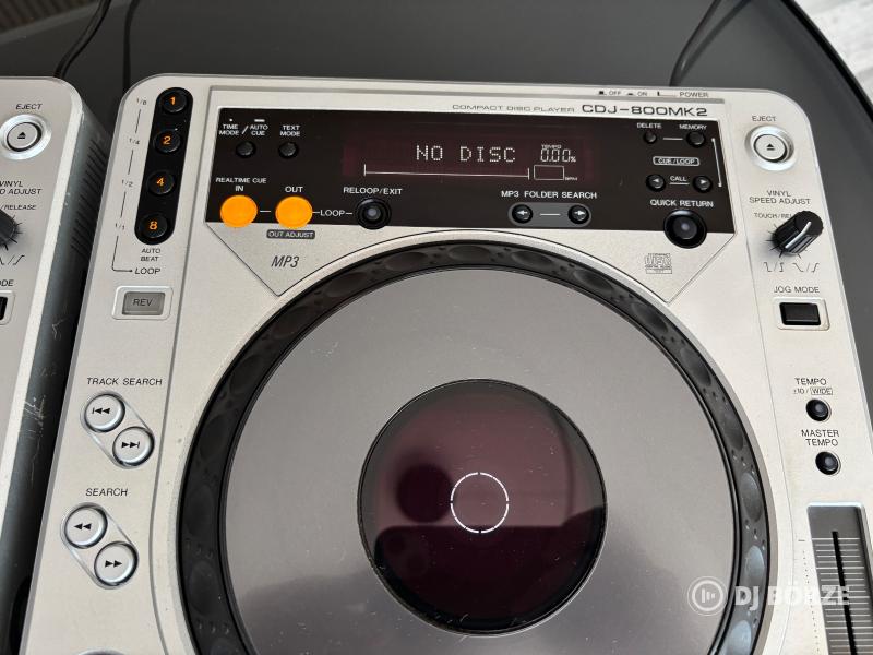 Pioneer CDJ-800 MKII pár (Új állapotú)