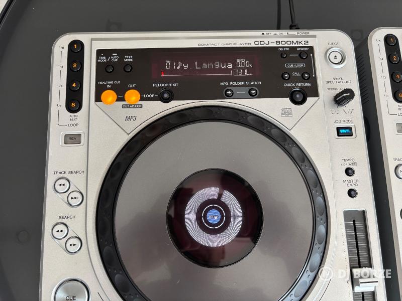 Pioneer CDJ-800 MKII pár (Új állapotú)
