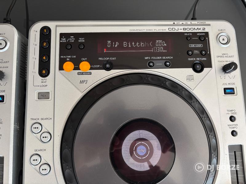 Pioneer CDJ-800 MKII pár (Új állapotú)