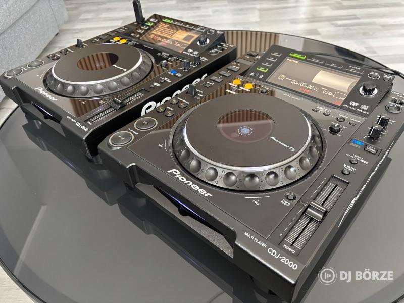Pioneer CDJ-2000 pár (Új állapotú)
