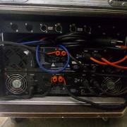 The amp TA 2400 MK-X professional végfokok rackben