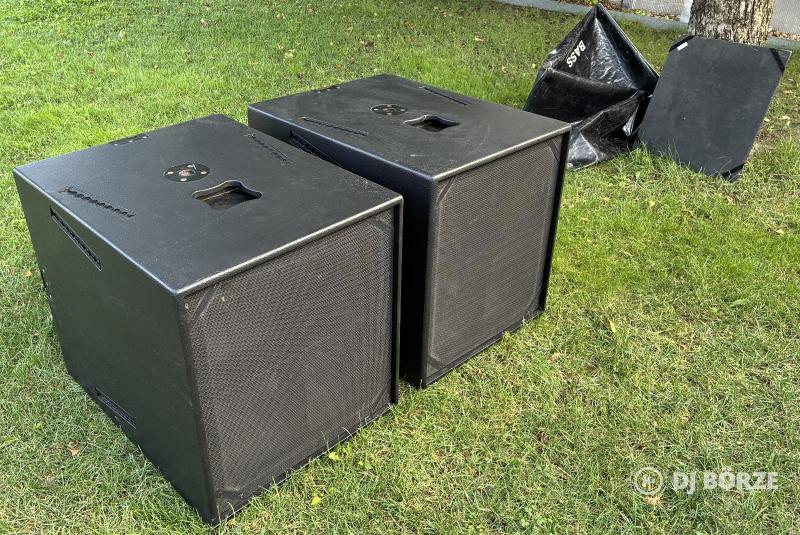 HK Audio RL 118F (600/1200W) SUB pár védőhuzattal