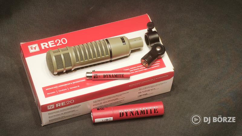 Electro-Voice RE20 + sE DM1 Dynamite kifogástalan állapot, dobozos