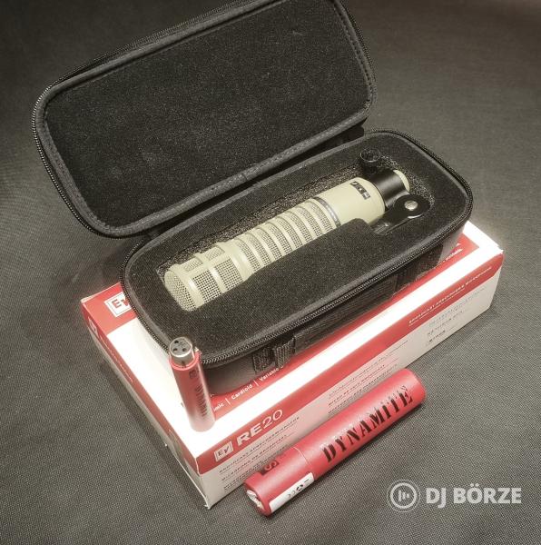 Electro-Voice RE20 + sE DM1 Dynamite kifogástalan állapot, dobozos