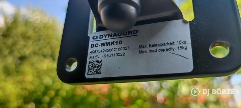 Dynacord VL 62 hangfalpár + dynacord DC-WMK10 tartó újszerű állapotban