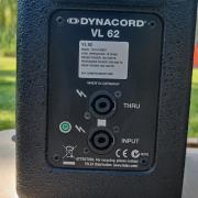 Dynacord VL 62 hangfalpár + dynacord DC-WMK10 tartó újszerű állapotban