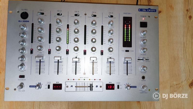 MC Crypt Dj-3000 Professzionális Dj mixer