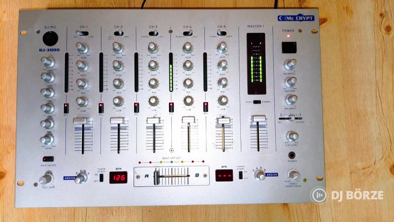 MC Crypt Dj-3000 Professzionális Dj mixer