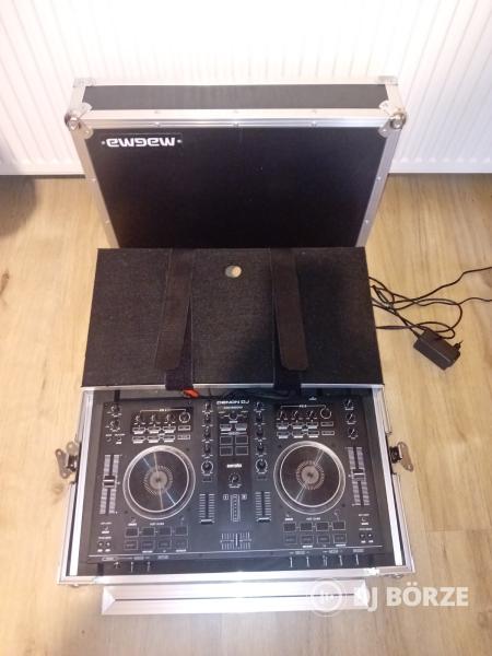 PioneerDDJ SB2 + Laptop tartós sínes hord táska, újszerű állapot (beszámítás is)