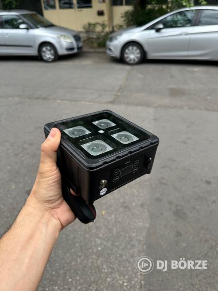 Akkumulátoros PAR Lámpa - 4x12W RGBWAUV - IP65 - 8 db