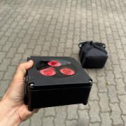 Akkumulátoros PAR lámpa - 3x18W RGBWAUV - IP65 - 8 db