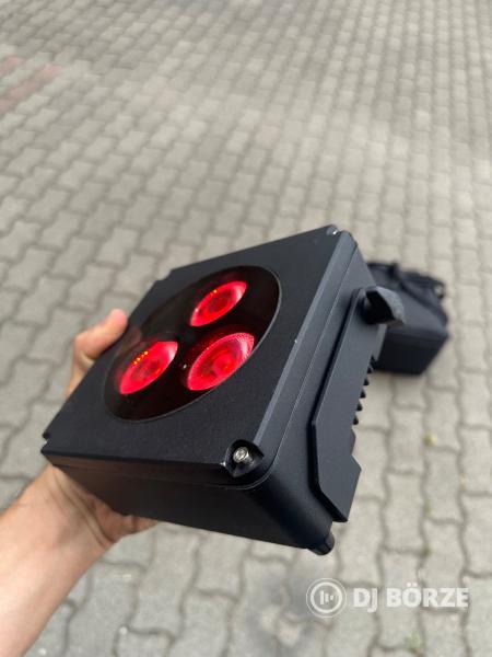 Akkumulátoros PAR lámpa - 3x18W RGBWAUV - IP65 - 8 db