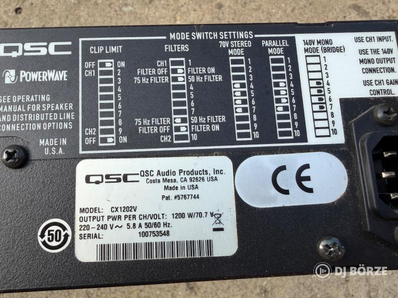 Qsc cx 1202v