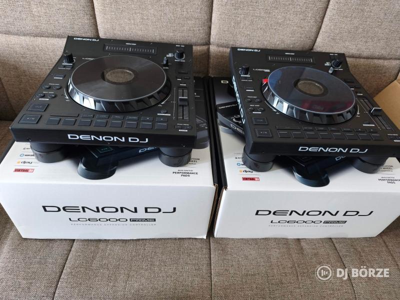 2db Denon DJ LC6000 Prime DJ controller – 1év Páko garanciával!!