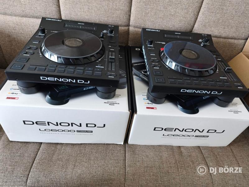 2db Denon DJ LC6000 Prime DJ controller – 1év Páko garanciával!!