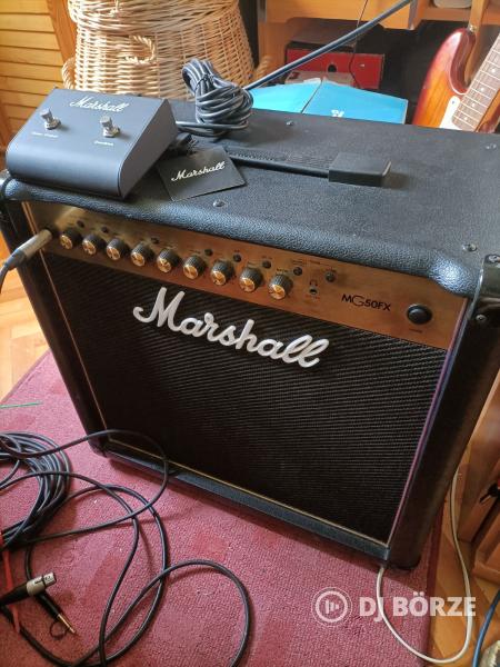 Marshall MG50FX gitár kombo erősítő + footswitch pedál
