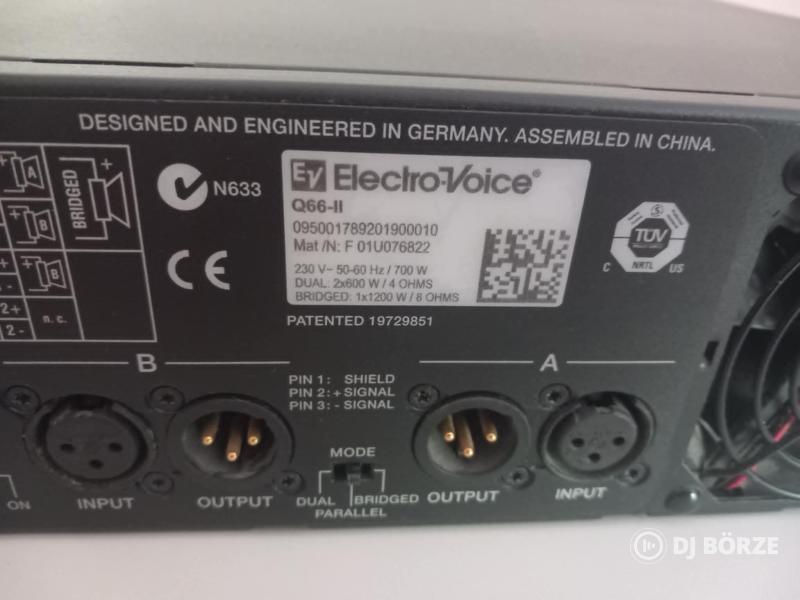 Electro Voice Q66 II Series erősítő eladó
