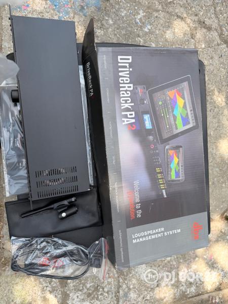 🚀 dbx DriveRack PA2 Processzor + RTA-M Mérőmikrofon Szett ELADÓ! 🚀