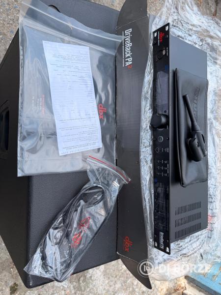 🚀 dbx DriveRack PA2 Processzor + RTA-M Mérőmikrofon Szett ELADÓ! 🚀