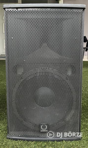 Turbosound TQ-259 hangfalpár + gurulós konténer