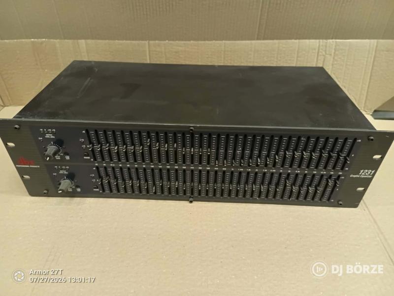 DBX 1231 Grafikus 2x 31 sávos hangszínszabályzó