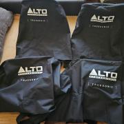 ALTO Professional TS410 + TS12S hangrendszer - 2x aktív hangfal + 2x szubwoofer + keverő + állványok